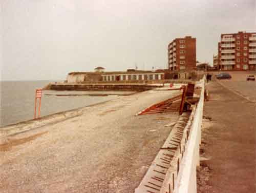 Sea wall construction 1980's