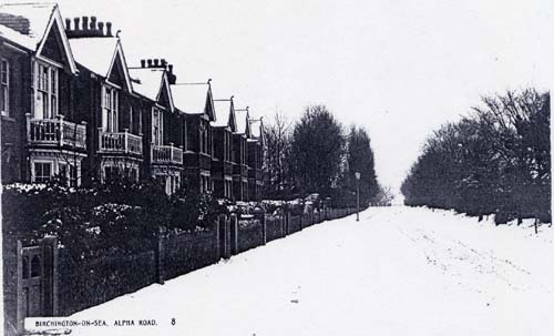 Alpha Road in the Snow c1912