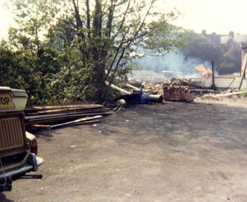 Bungalow demolition 1970's