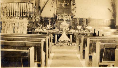 Inside Methodist Chapel 1928