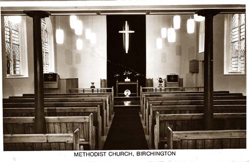 Inside Methodist Chapel 1970