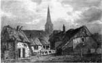 Barns and Church 1846