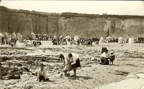 Tents on the beach c.1912