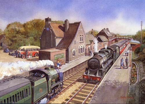 Station Painting - c.1958