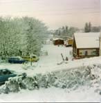 Station Yard in Snow - 1980's