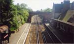 Station from Footbridge 1990's