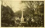 Dedication of the War Memorial 1920