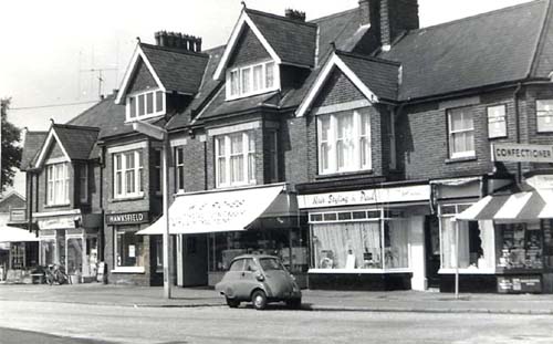 Shops in Station Approach 1965