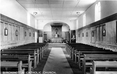 Inside new church 1960's