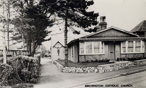 Presbytery & church from road - c.1963
