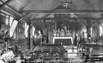 Inside old Catholic church c.1935