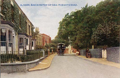 Towards Birchington from Park Road Corner c1910