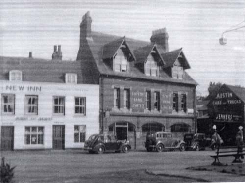 Cars outside the bank c.1946